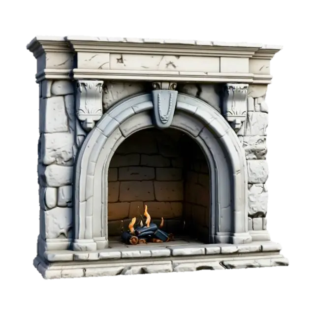 1000026875.jpg - Fireplace 3D model, vytvořený pomocí AI