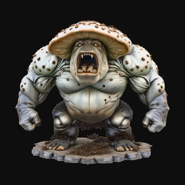 3D model for Mushroom Golem