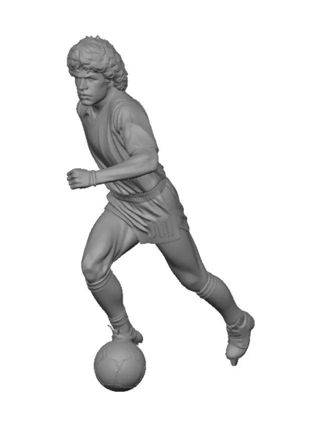 3D model for Dribbling in Argentina Colors