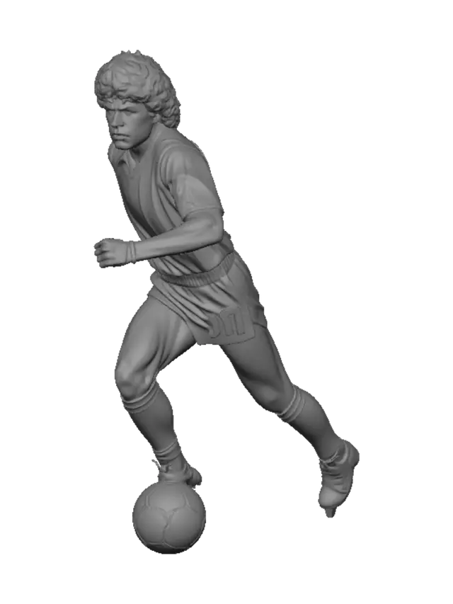 3D model for Dribbling in Argentina Colors