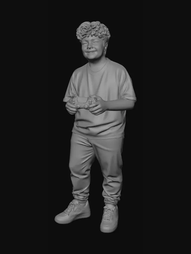 3D model for Young Gamer
