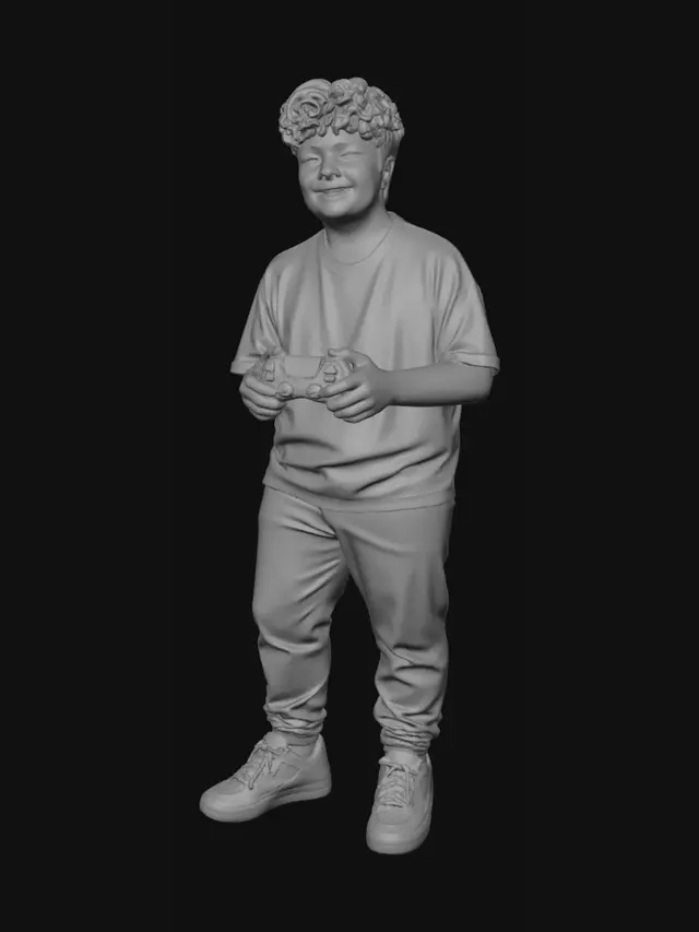 3D model for Young Gamer