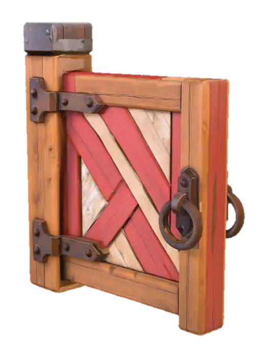 3D model for Rustic Garden Gate