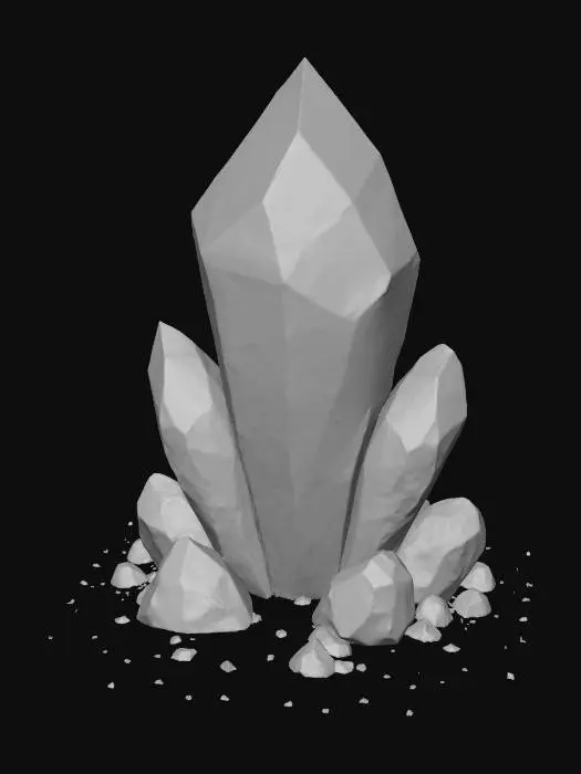 3D model for Luminous Obsidian Shard