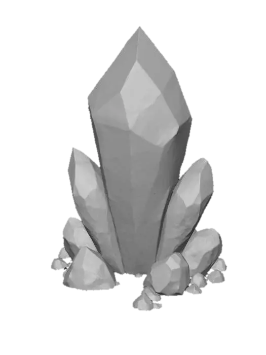 3D model for Luminous Obsidian Shard