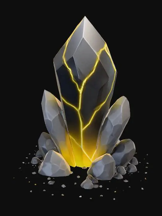 3D model for Luminous Obsidian Shard