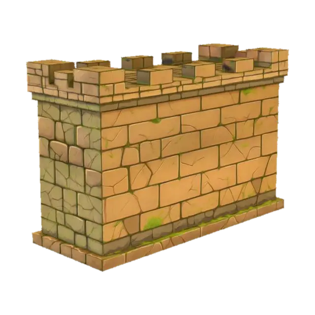 3D model for Mittelalter Mauer