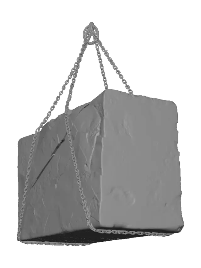 3D model for Suspended Rainbow Block
