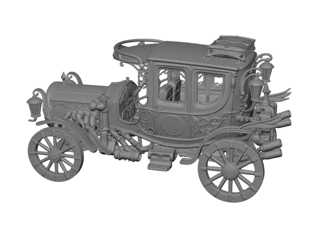 3D model for Arcane Steam Carriage