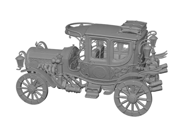 3D model for Arcane Steam Carriage