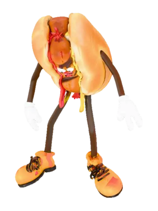 3D model for Hot Dog Hero
