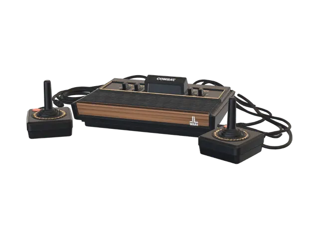 Atari 2600 replica - Joystick 3D model, vytvořený pomocí AI