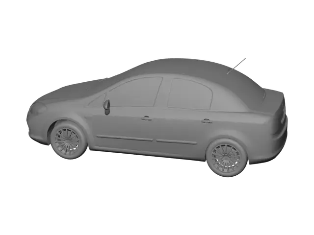 3D model for Fiat Linea Sedan
