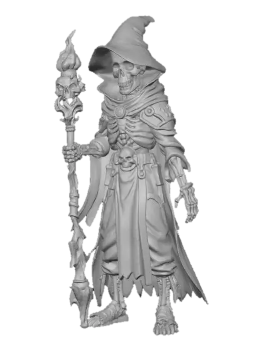 3D model for Mage of the Undead Flame, #Halloween2025#