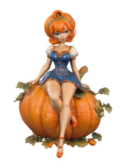 3D model for Pumpkin Princess