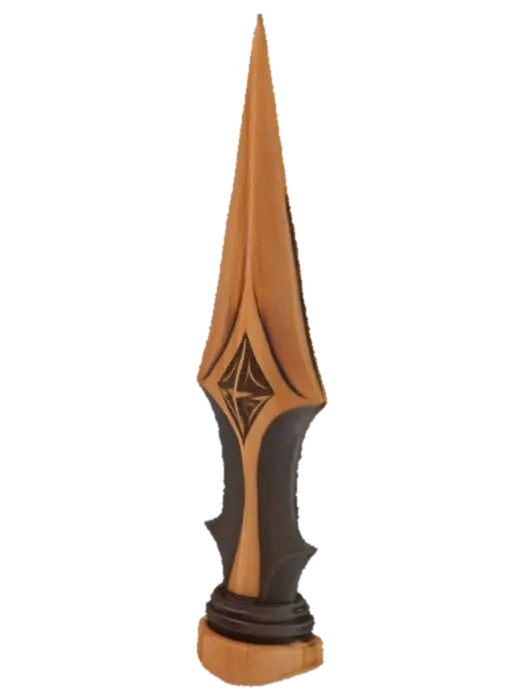 Runic Spike - Pointer 3D model, vytvořený pomocí AI