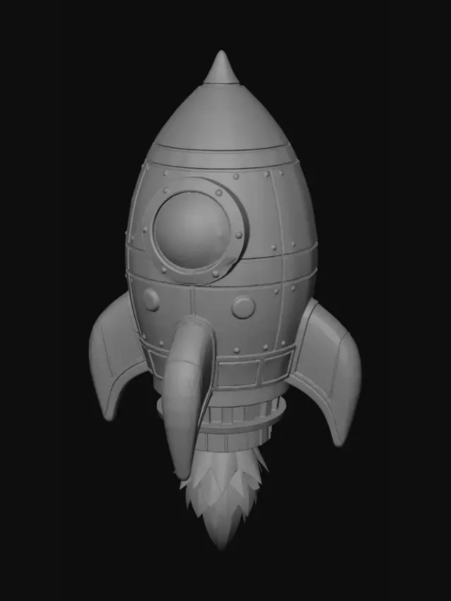 3D model for Rocket Ship