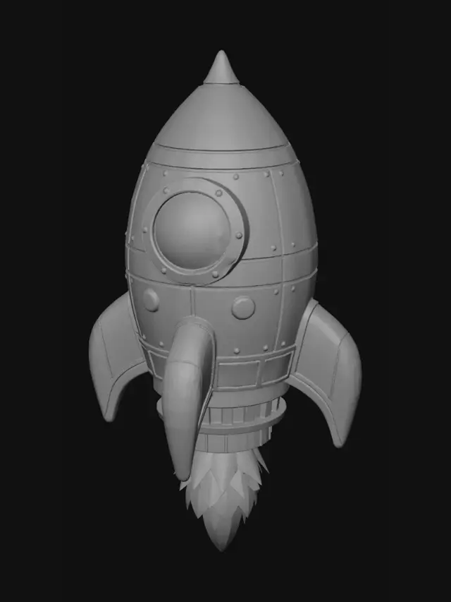 3D model for Rocket Ship