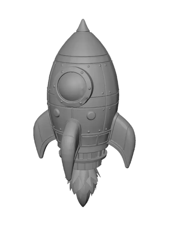 3D model for Rocket Ship