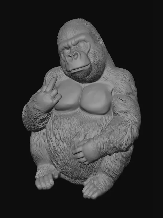 3D model for Midnight Gorilla