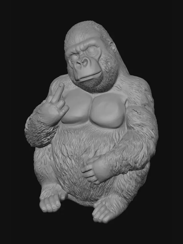 3D model for Midnight Gorilla