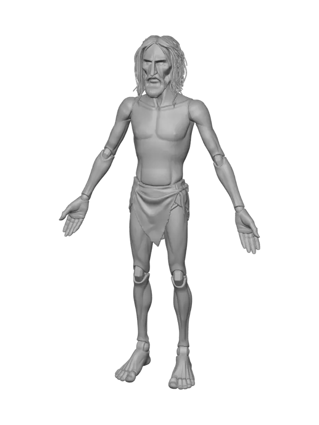 3D model for Ancient Wanderer