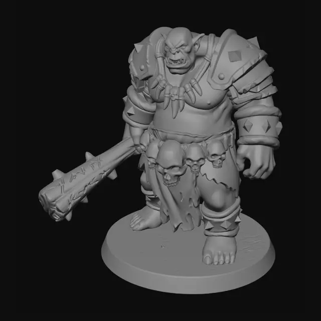 3D model for Skullbound Warlord