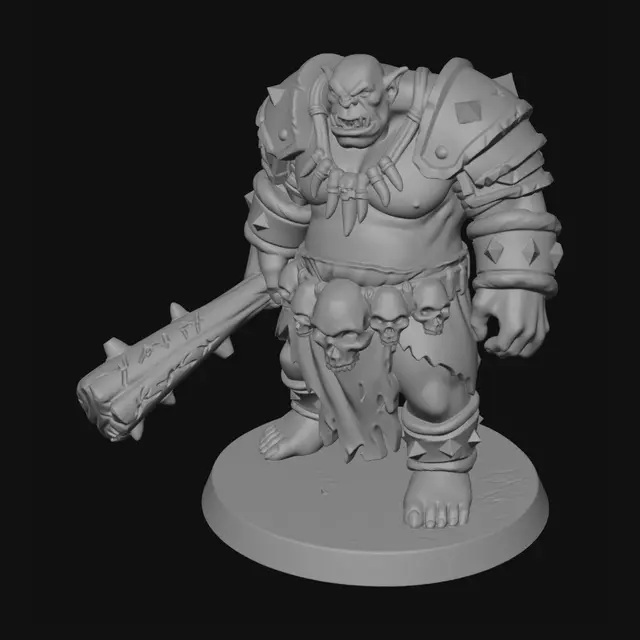 3D model for Skullbound Warlord