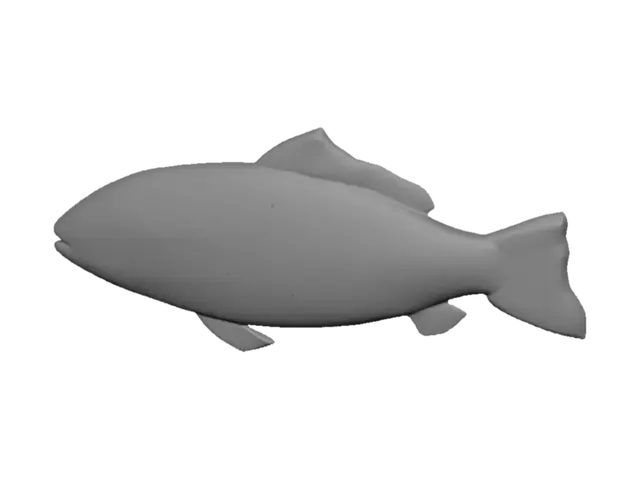 3D model for Cartoon fish