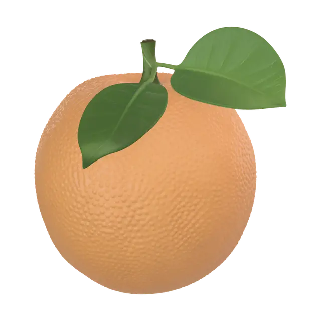 3D model for Orange fruit