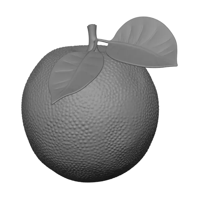 3D model for Orange fruit