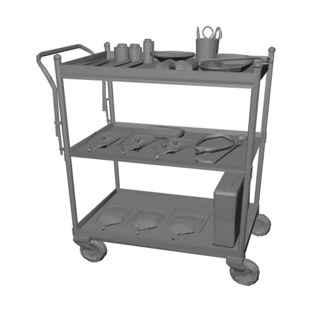 3D model for Medical Supply Cart
