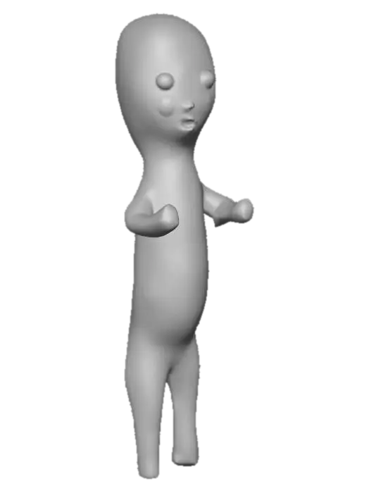 3D model for SCP: 173 ( The Peanut)