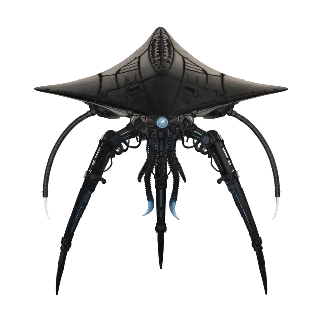 War of the Worlds: Fighting Machine 3D model, vytvořený pomocí AI