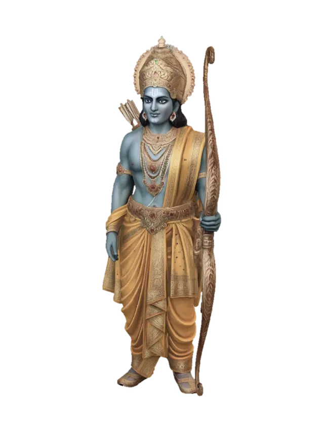 Krishna the Archer - Disciple 3D model, vytvořený pomocí AI