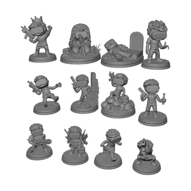 3D model for Trophées EVA - Collection 12 Modèles
