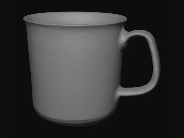 3D model for Midnight Blue Ceramic Mug