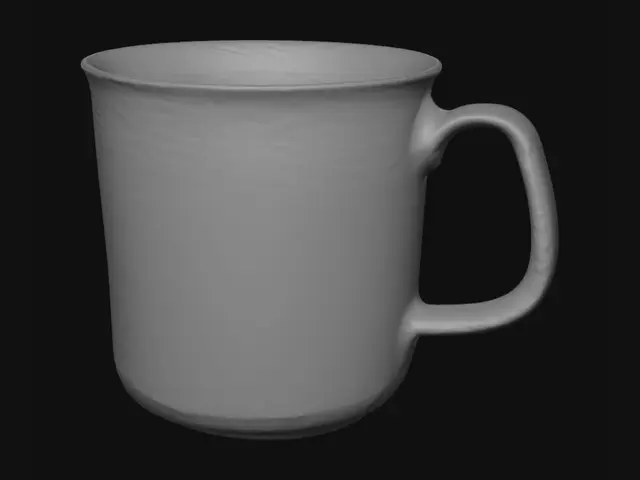 3D model for Midnight Blue Ceramic Mug