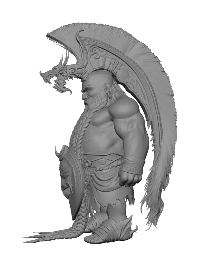 3D model for Dragoncrest Berserker