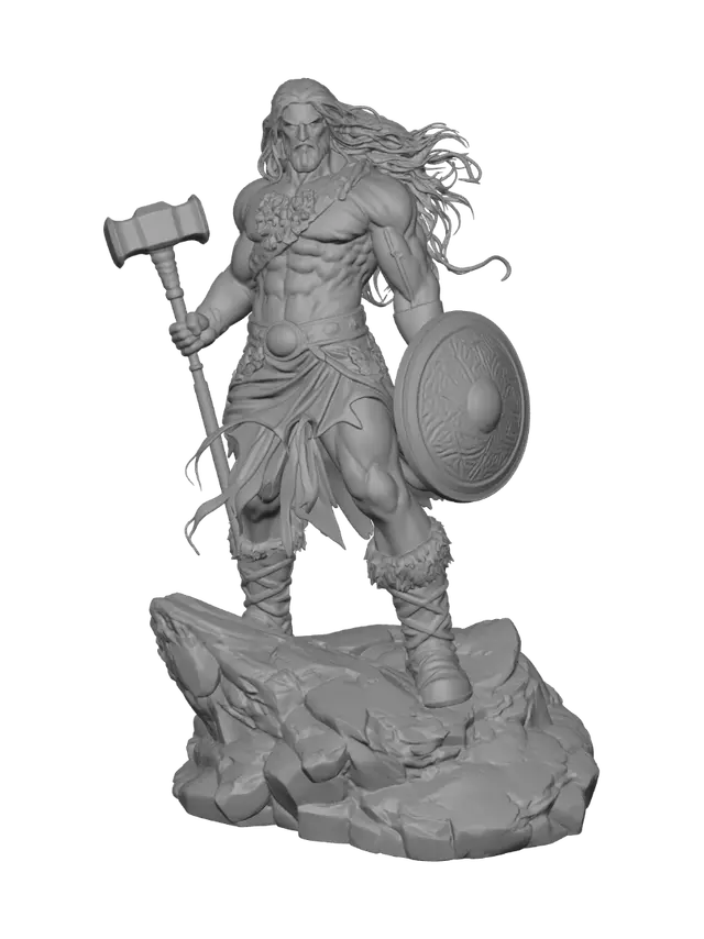 3D model for Mountainbound Berserker