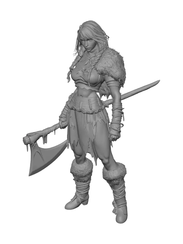3D model for Frostbound Warrior