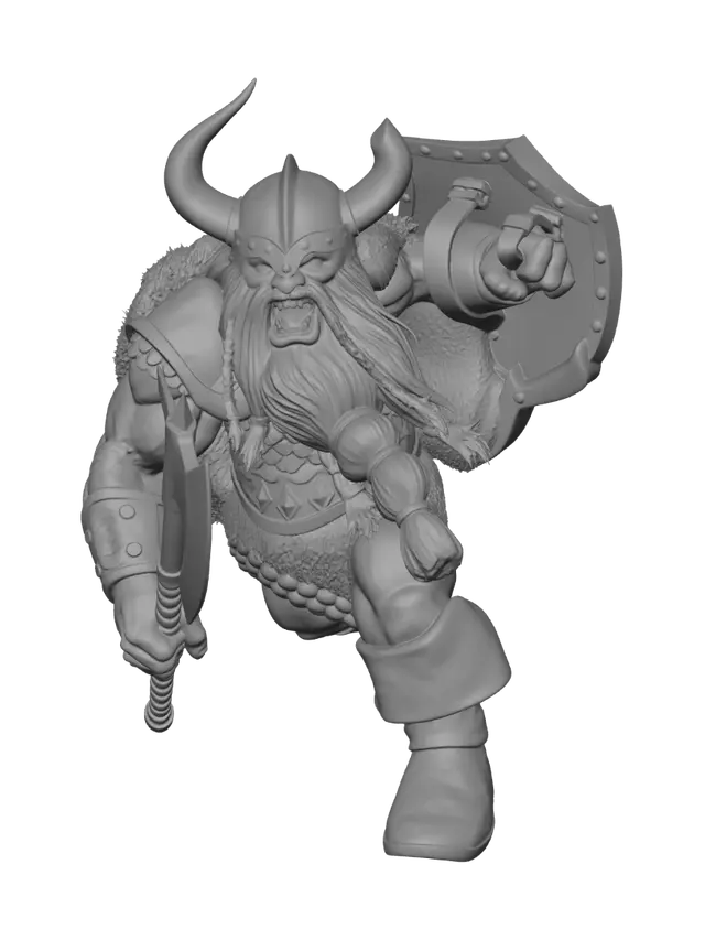 3D model for Ironbeard the Berserker