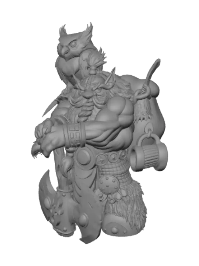 3D model for Owlbound Berserker