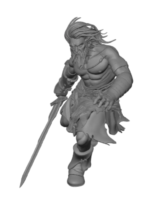 3D model for Stormbeard the Berserker