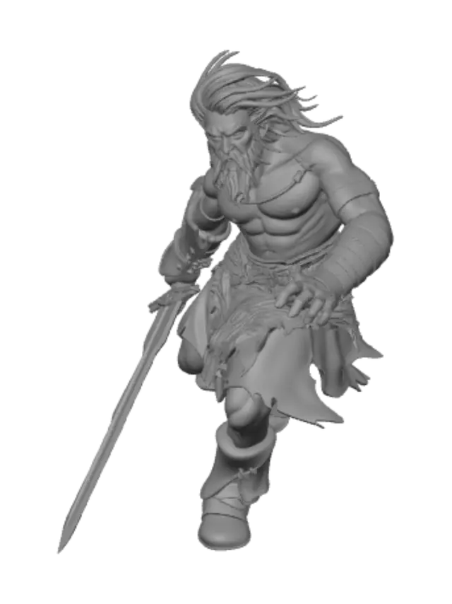 3D model for Stormbeard the Berserker