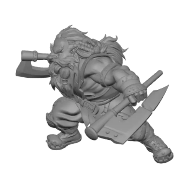 3D model for Ironbeard the Axebreaker
