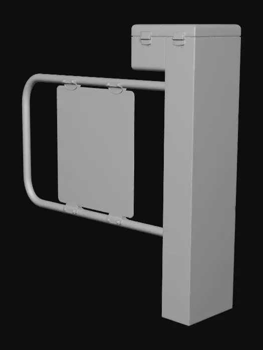 3D model for Wheelchair Accessible Barrier Gate