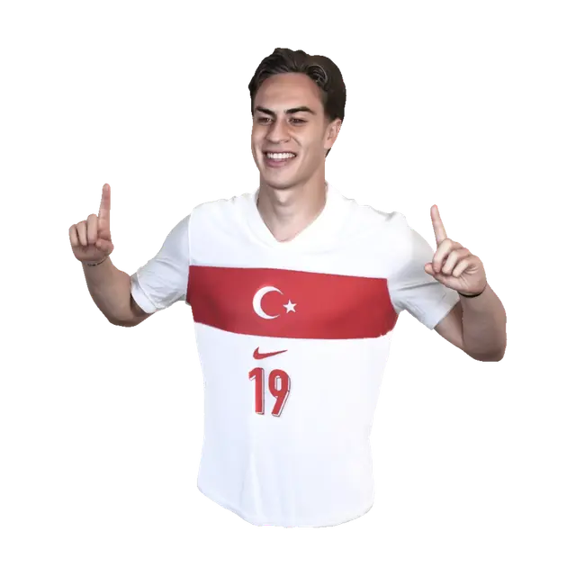 3D model for Turkish footballer celebrating victory