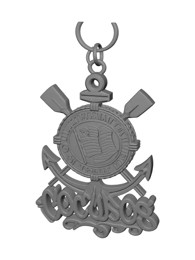 3D model for S.C. Corinthians Paulista Anchor Keychain