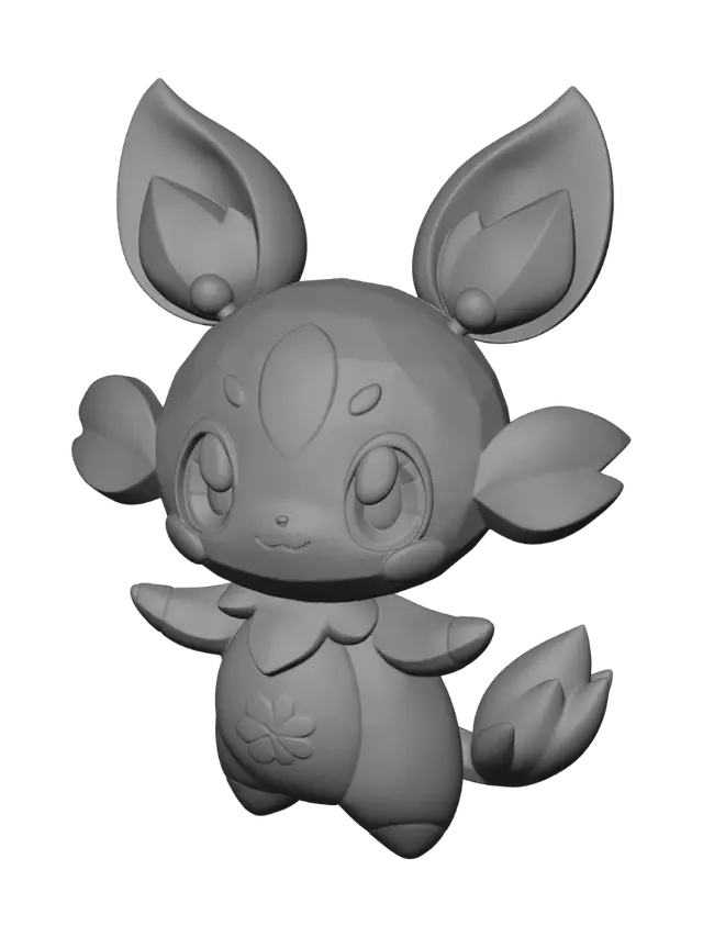 3D model for Pink Blossom Bunny